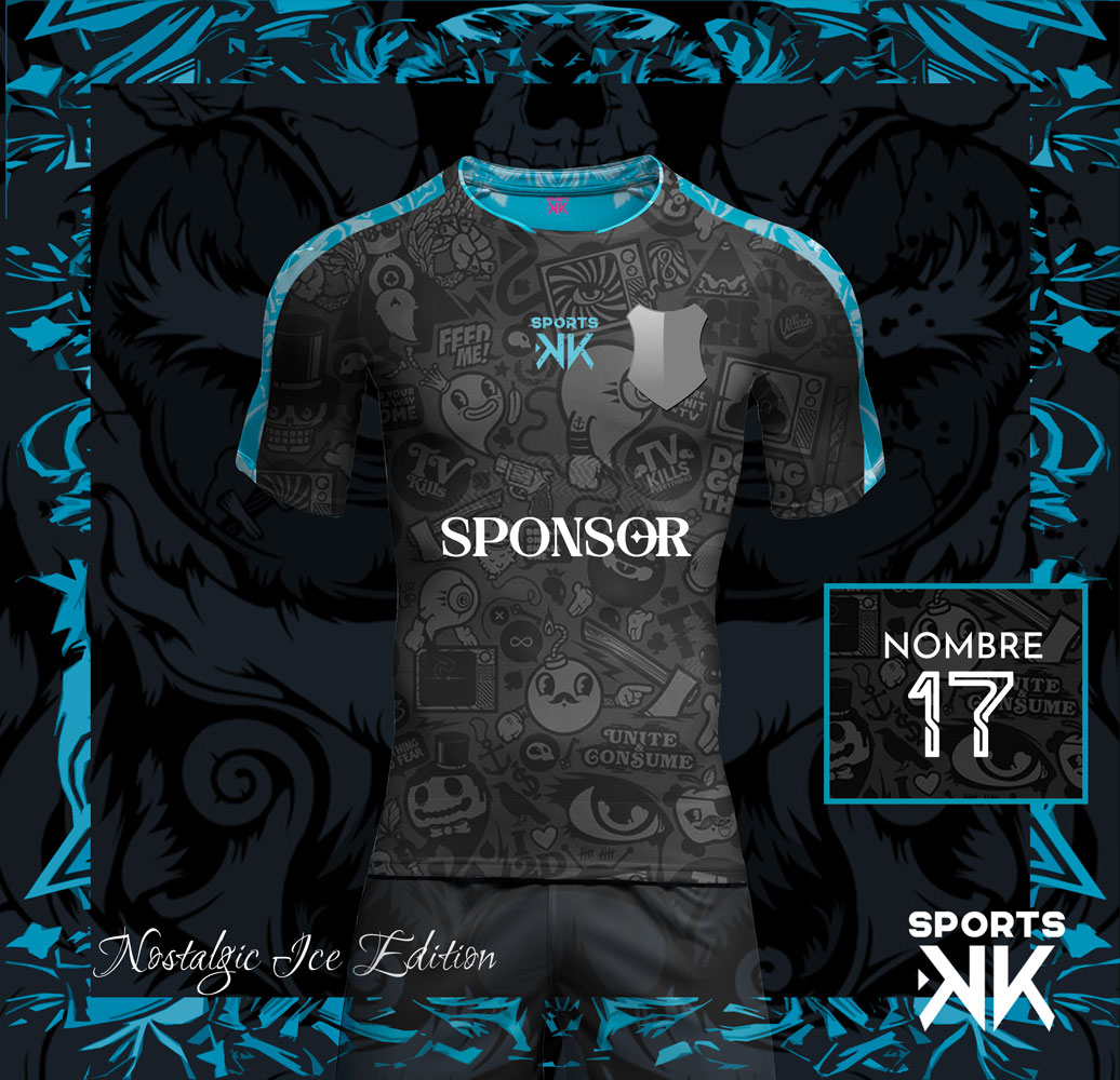 Polera Deportiva Edición: Nostalgic Ice Soccer (varios colores)